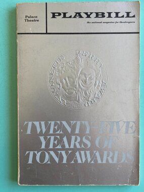 Signed Tony Awards Playbill Program 1971 SANDY DUNCAN HAL LINDEN PAMELA MYERS +2